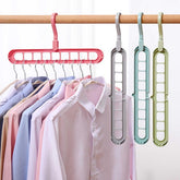 Multi-Use 9 Holes Rotatable Clothing Hanger